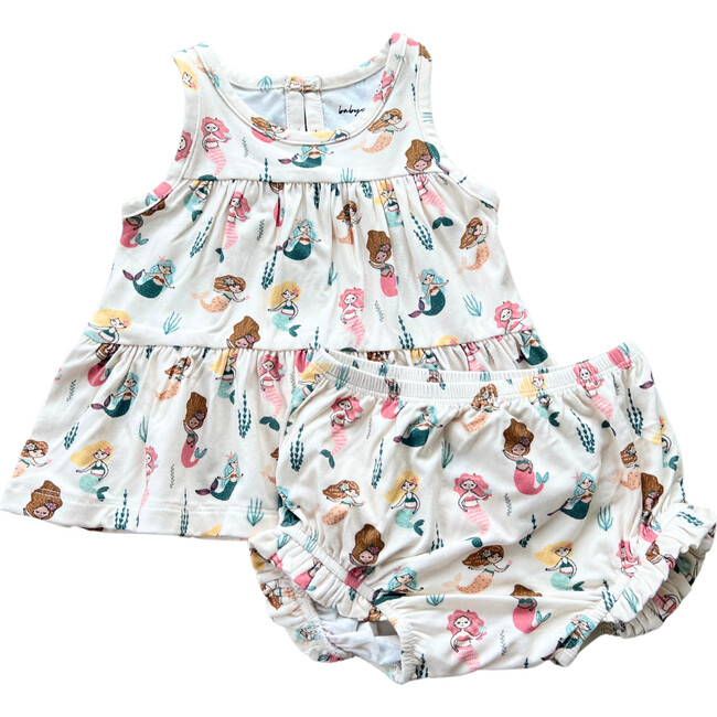 Double Peplum Tank Set Mermaid