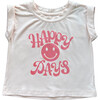 Roll Sleeve Top Happy Days - T-Shirts - 1 - thumbnail