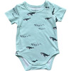 Baby Short Sleeve Bodysuit Oceanic Whales - Onesies - 1 - thumbnail