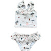Girl's Two-Piece Tankini Swim Set Take Me To The Beach - Two Pieces - 1 - thumbnail
