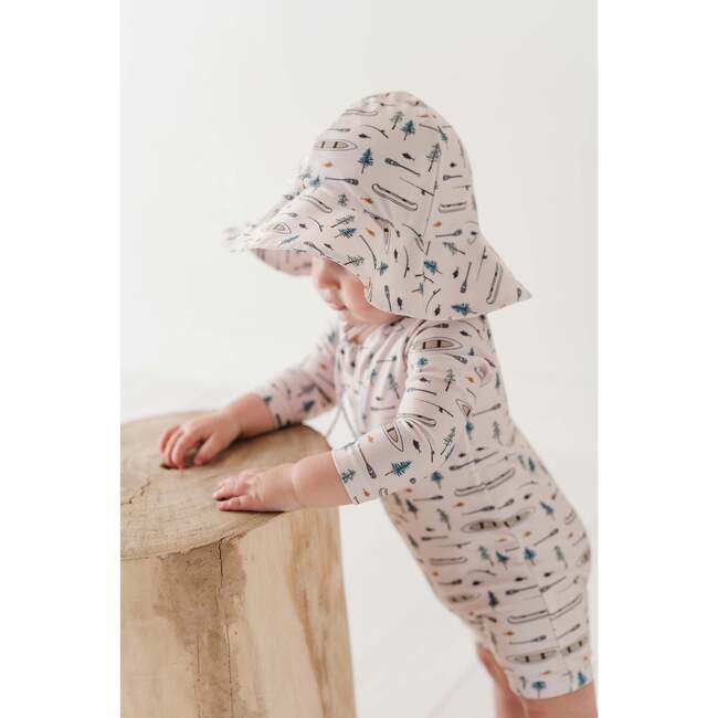 Sun Hat Stripe in Toffee - Sun Hats - 4