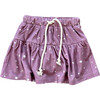 Skort Mini Stars in Dusty Mauve - Skirts - 1 - thumbnail