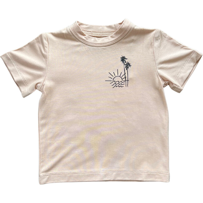Boy's Short Sleeve Tee Tropical Sunset