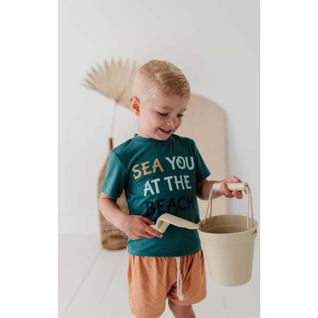 Boy's Short Sleeve Tee Tropical Sunset - T-Shirts - 5