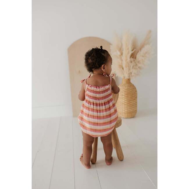 Tie-Smocked Bodysuit Sunset - Onesies - 3