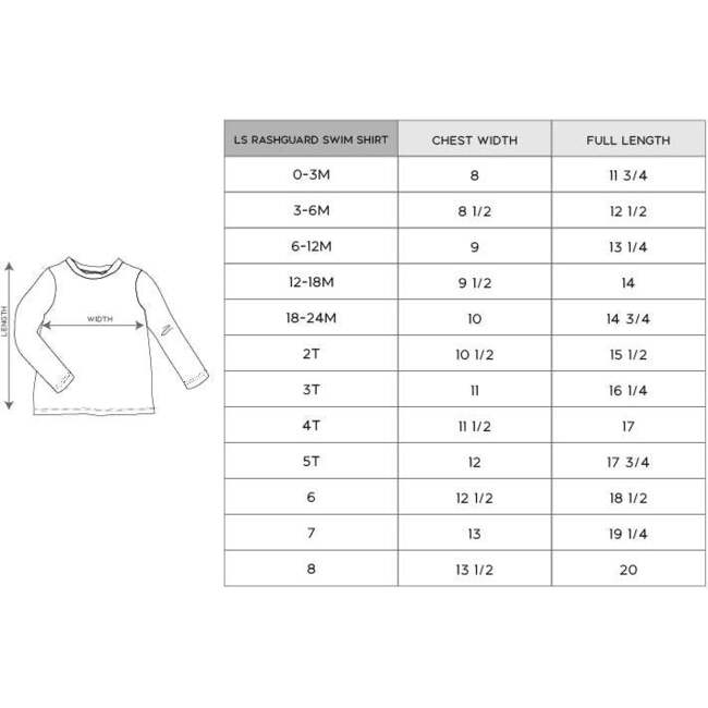 Long Sleeve Rash Guard Swim Shirt Retro Banner - Rash Guards - 2