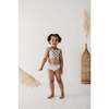 Girl's Two-Piece Swimsuit Checker in Burlwood - Two Pieces - 4