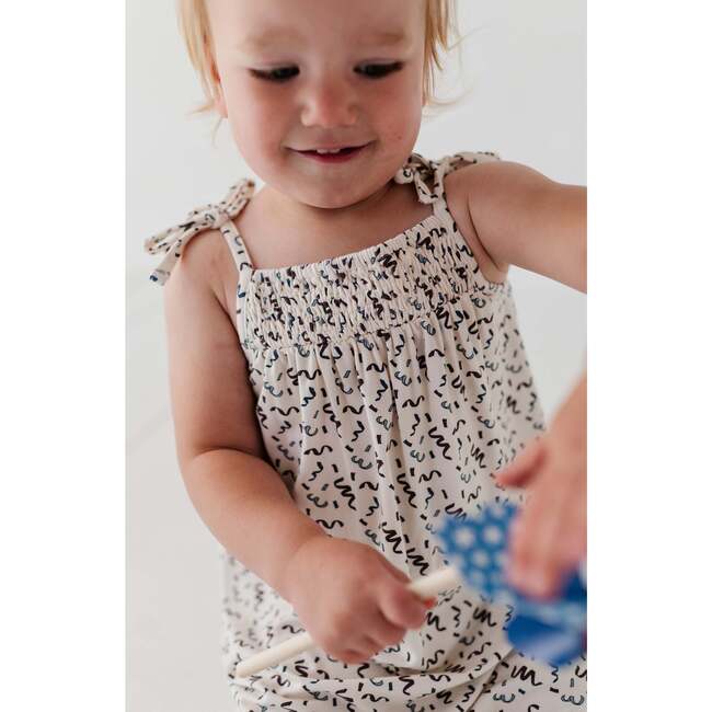 Girl's Smocked Dress Patriotic Ribbon - Dresses - 4