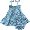 Tiered Mini Dress Set Retro America - Dresses - 1 - thumbnail