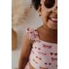 Girl's Two-Piece Swim Set Tropical Stripe - Two Pieces - 5