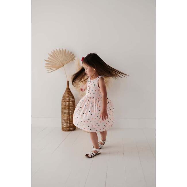 Henley Tank Dress Summer Polka Dots - Dresses - 3