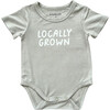 Baby Short Sleeve Bodysuit Locally Grown - Onesies - 1 - thumbnail