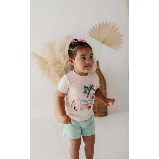 Girl's Short Sleeve Tee Abstract Wildflower - T-Shirts - 6