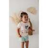 Girl's Short Sleeve Tee Abstract Wildflower - T-Shirts - 6