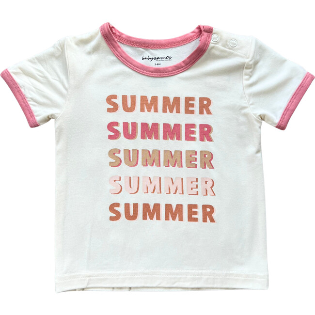 Retro Short Sleeve Tee Summer