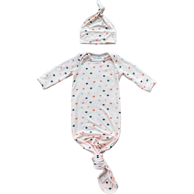 Knotted Sleeper Set Summer Polka Dots