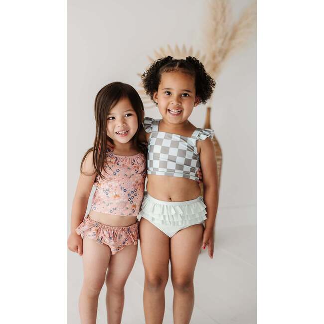 Girl's Two-Piece Tankini Swimsuit Burlwood - Two Pieces - 2