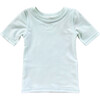 Short Sleeve Rash Guard Swim Shirt Mist Blue - Rash Guards - 1 - thumbnail