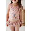 Girl's Two-Piece Tankini Swimsuit Burlwood - Two Pieces - 4