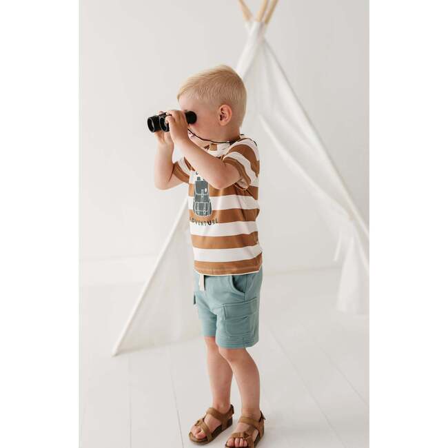 Boy's Cargo Shorts Seagrass - Shorts - 4
