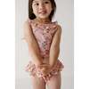 Girl's Two-Piece Tankini Swimsuit Burlwood - Two Pieces - 6