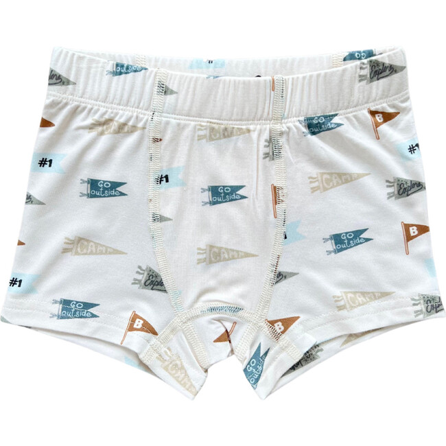 Boy's Boxer Retro Banner
