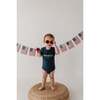 Baby Short Sleeve Bodysuit Retro America - Onesies - 3