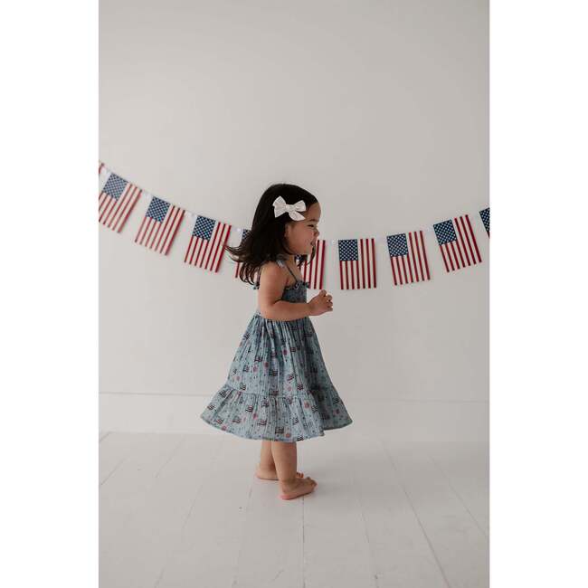 Tiered Mini Dress Retro America - Dresses - 2