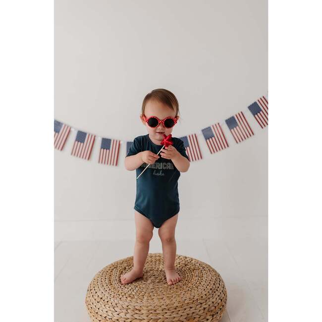 Baby Short Sleeve Bodysuit Retro America - Onesies - 4