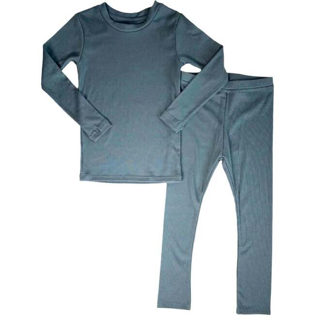 Kids' TENCEL™ Pajama Set, Aegean Sea