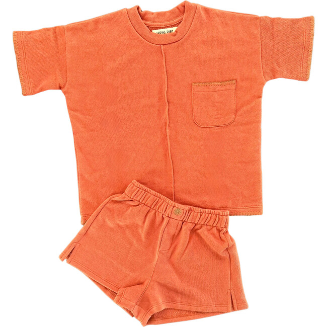 Artisan Made French Terry Set, Sunset Clay