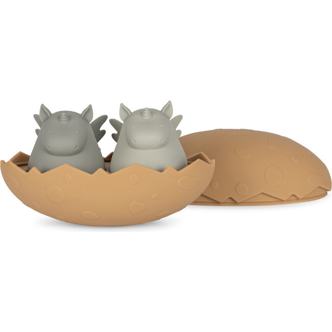 Silicone Bath Toy Dino Egg