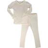 Kids' TENCEL™ Pajama Set, Undyed - Pajamas - 1 - thumbnail