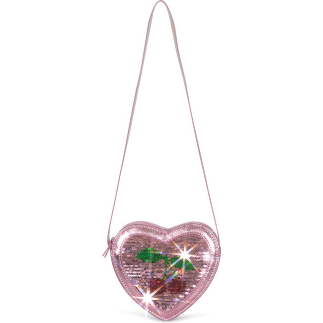 Reversible Sequin Purse, Cherries