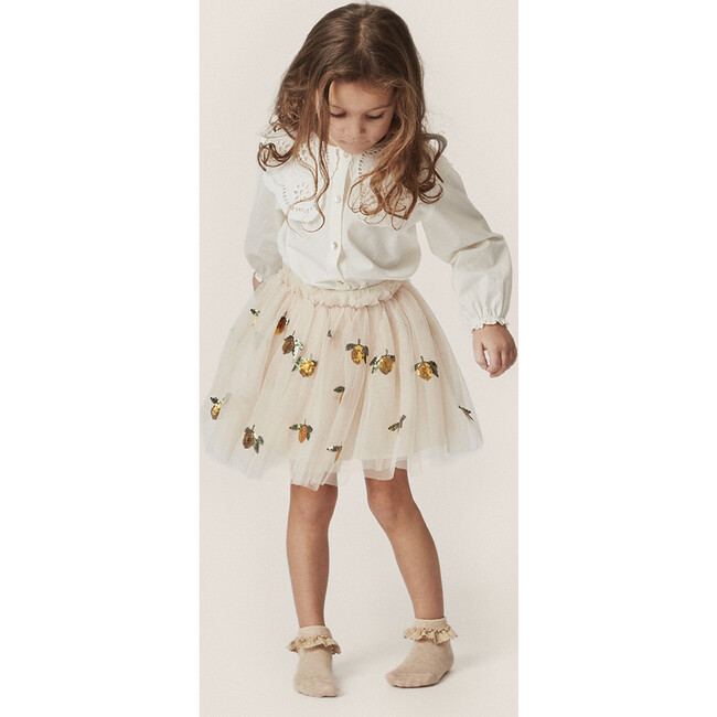 Yvonne Skirt, Lemon Sequin - 18m - Skirts - 2