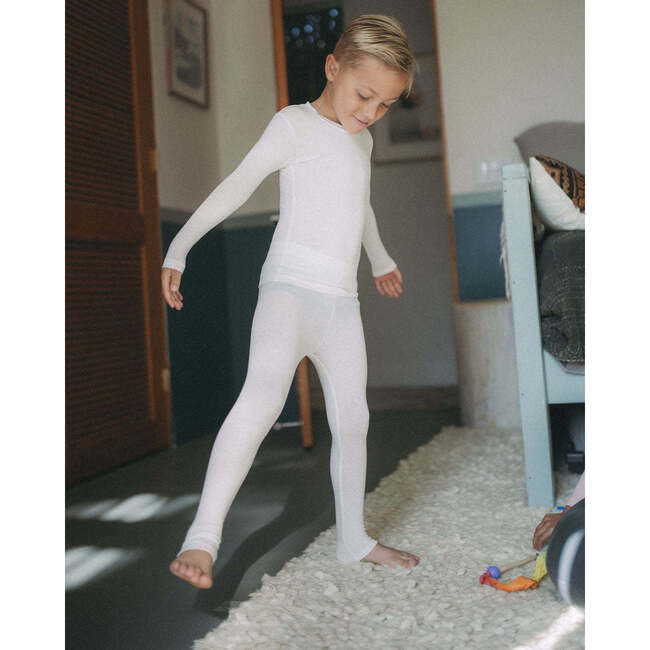 Kids' TENCEL™ Pajama Set, Undyed - Pajamas - 2