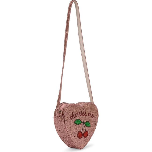 Tut Heart Shaped Purse, Cherries - Bags - 2
