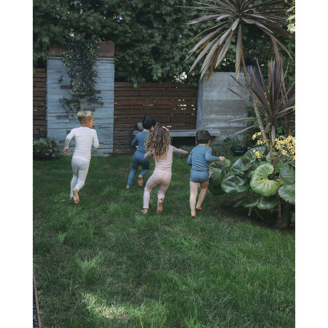 Kids' TENCEL™ Pajama Set, Rose - Pajamas - 2