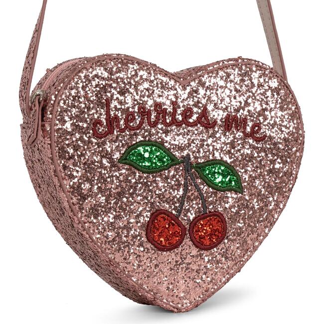 Tut Heart Shaped Purse, Cherries - Bags - 3