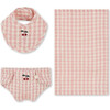 Doll Nursery Set, Powder Pink Check - Doll Accessories - 1 - thumbnail