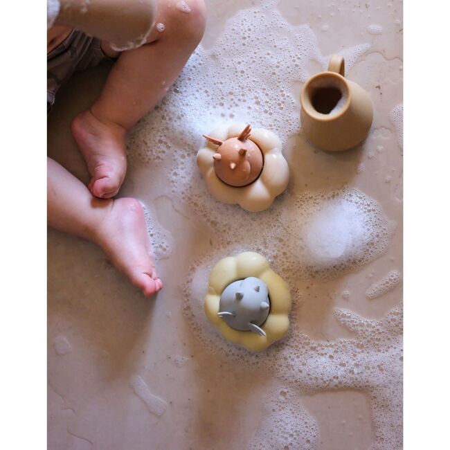 Silicone Unicorn Bath Toy Set, Blush/Pink - Bath Toys - 2