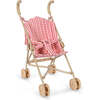 Cheeky Doll Stroller, Bubblegum Checkered - Doll Accessories - 1 - thumbnail