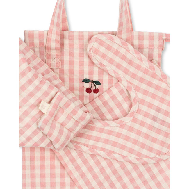 Doll Nursery Set, Powder Pink Check - Doll Accessories - 3