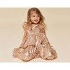 Starla Sequin Dress, Gold Blush - Dresses - 6
