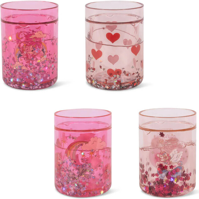 4 Pack Glitter Cups
