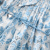 Lori Embroidered Mini Dress, Blue - Dresses - 4