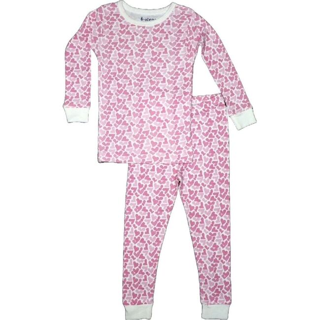 Kids Pajamas, Pink Hearts
