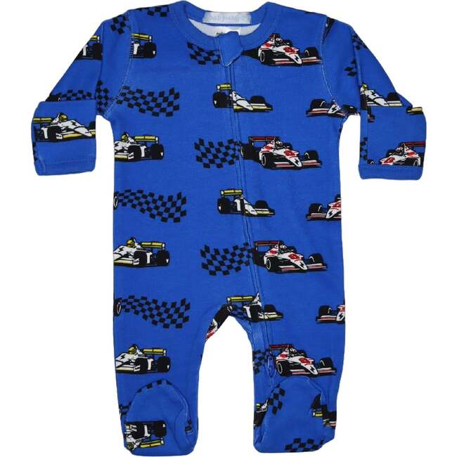 Baby Two-Way Zipper Footie, Race Cars