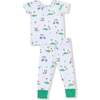 Short Sleeve Loungewear Set, Green Golf - Mixed Apparel Set - 1 - thumbnail
