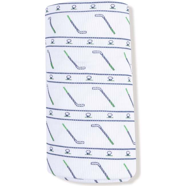 Swaddle Blanket, Blue Golf - Swaddles - 2